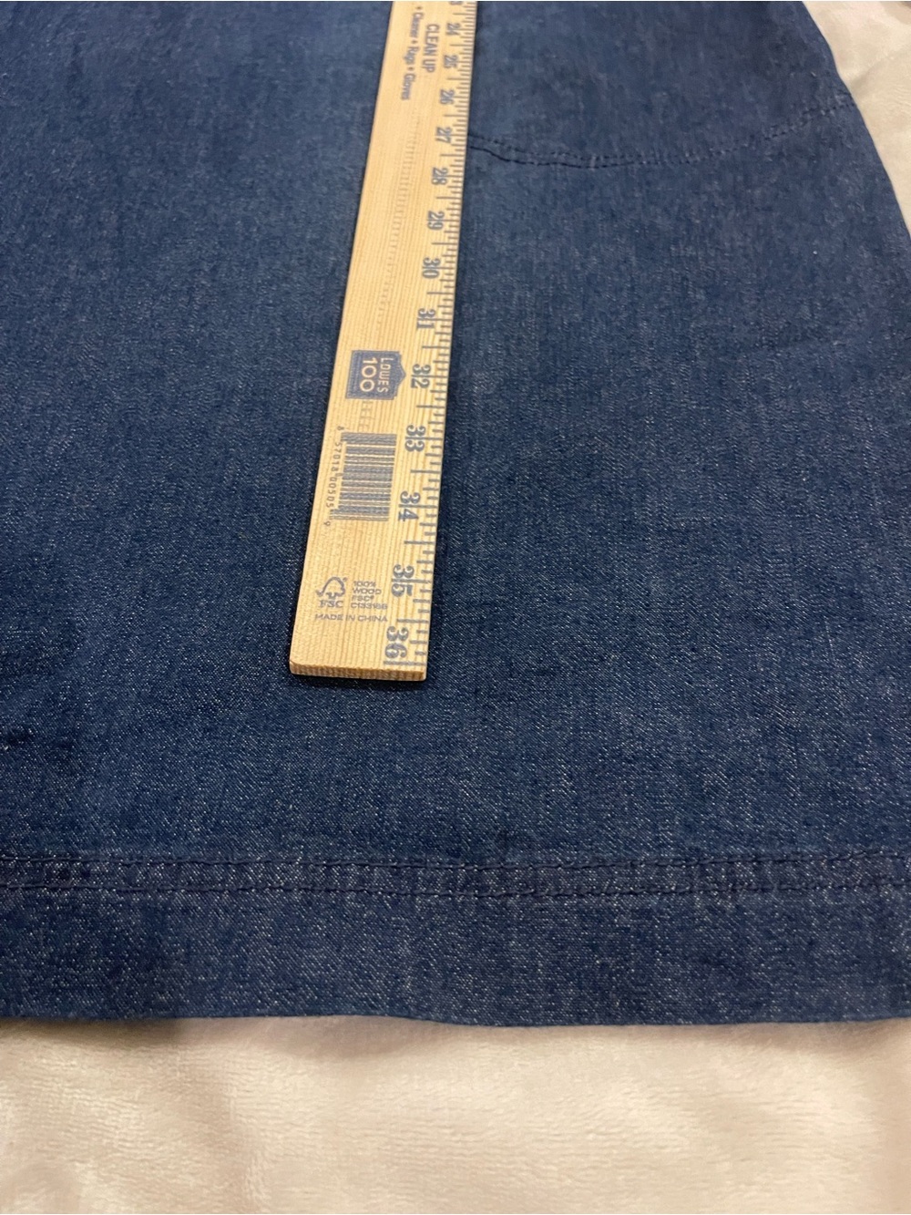 Women's J.Jill Denim Stretch Midi Utility Shirt Dress 1X - Picture 5 of 9